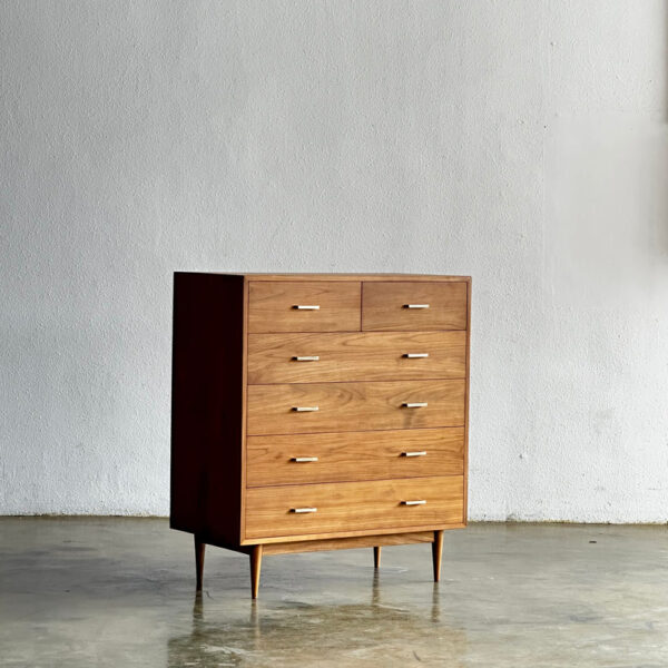 Kabinet minimalis dari kayu jati solid dengan desain retro Jepara