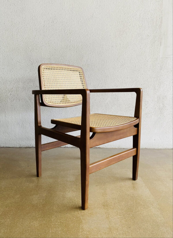 kursi minimalis klasik kombinasi rotan