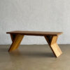 Bench Minimalis Walnut