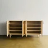 Cabinet Sepatu kombinasi rotan