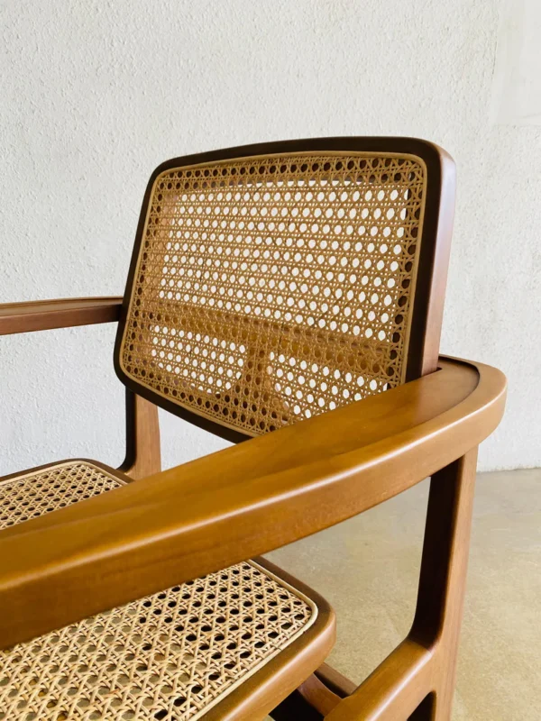 kursi minimalis klasik kombinasi rotan