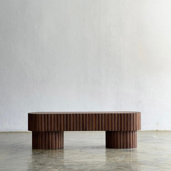 Bench salur minimalis kayu jati handmade Jepara