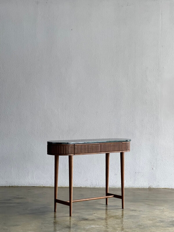 Meja Konsul Minimalis Scandinavian Kayu Jati