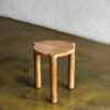 Stool Scandinavian Minimalis Kayu Jati – Natural & Elegan