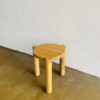 Stool Scandinavian Minimalis Kayu Jati – Natural & Elegan