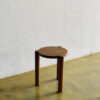 Stool Scandinavian minimalis dari kayu jati