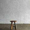 stool kayu jati rotan desain scandinavian