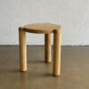 Stool Scandinavian Minimalis Kayu Jati – Natural & Elegan