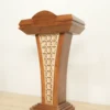 mimbar podium kayu jati ukiran klasik islami masjid jepara