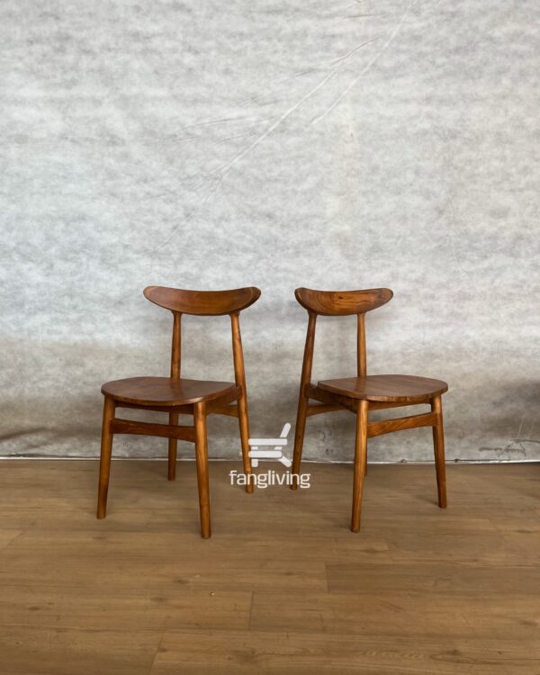 Kursi Makan Ropan Bulan Kayu Jati – Minimalis Klasik Jepara