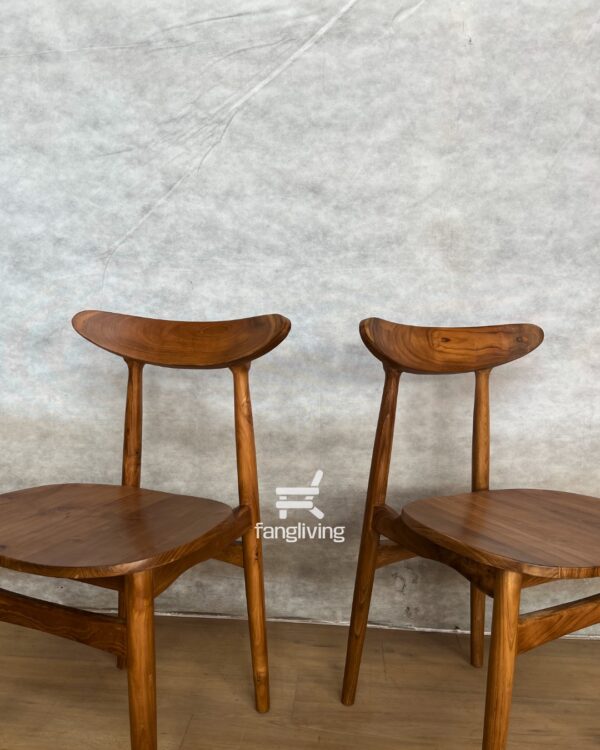 Kursi Makan Ropan Bulan Kayu Jati – Minimalis Klasik Jepara