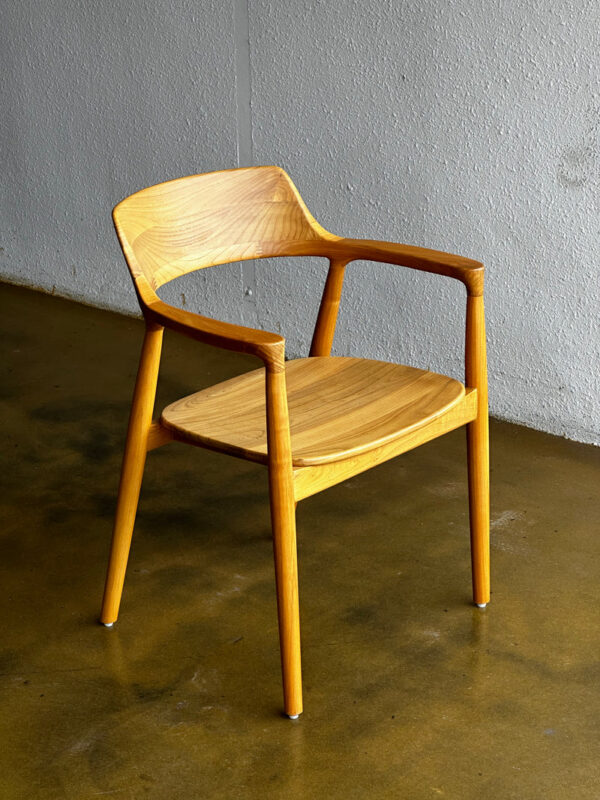 Kursi Minimalis Hiroshima Kayu jati Natural Jepara