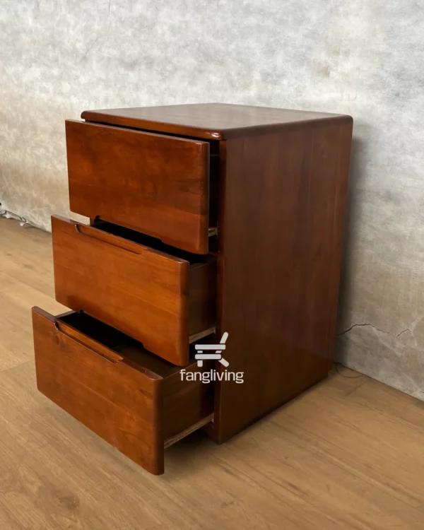 Nakas minimalis jati Jepara 3 laci serbaguna