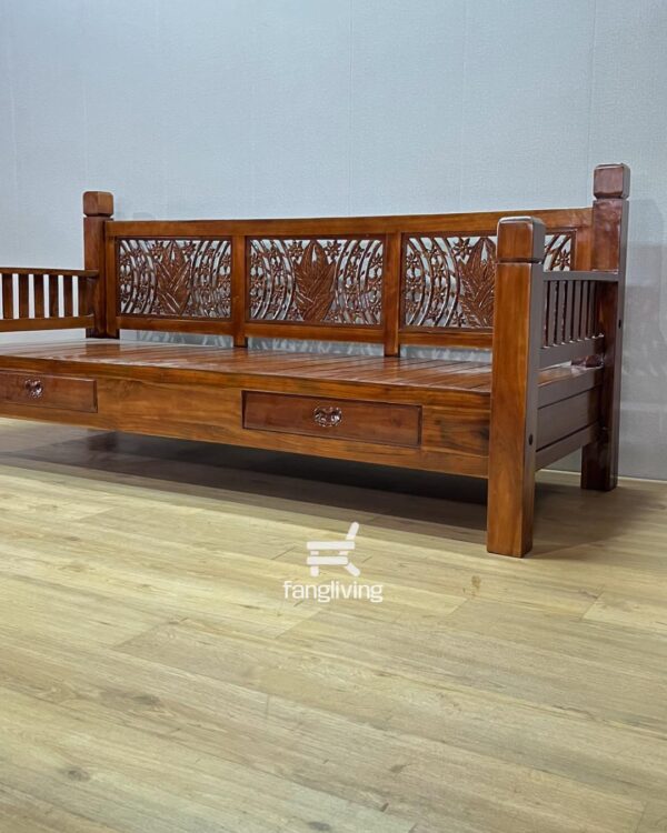 bangku kursi kayu jati klasik ukir jepara