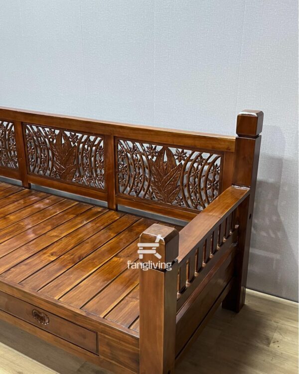 bangku kursi kayu jati klasik ukir jepara