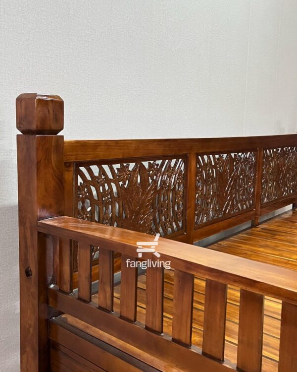 bangku kursi kayu jati klasik ukir jepara