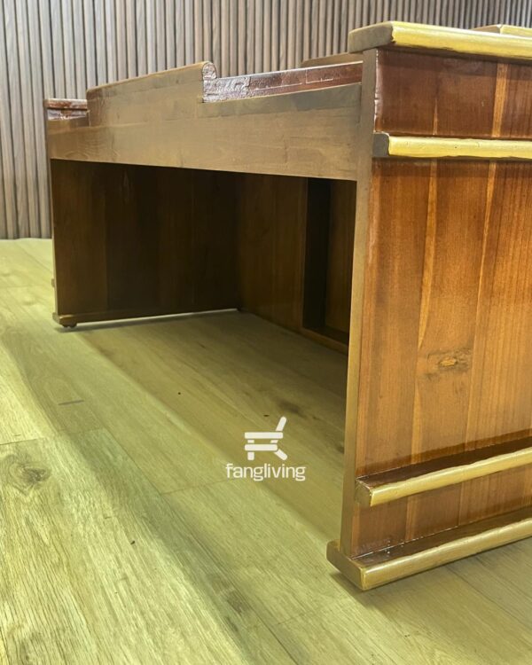 Mimbar  Masjid Kayu Jati Ukir Minimalis