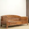 bale bale kursi daybed kayu jati ukiran klasik dengan laci penyimpanan jepara