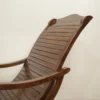 kursi goyang kayu jati bilah klasik finishing salak brown jepara