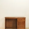 meja kerja kayu jati klasik 120x60x75cm finishing walnut jepara